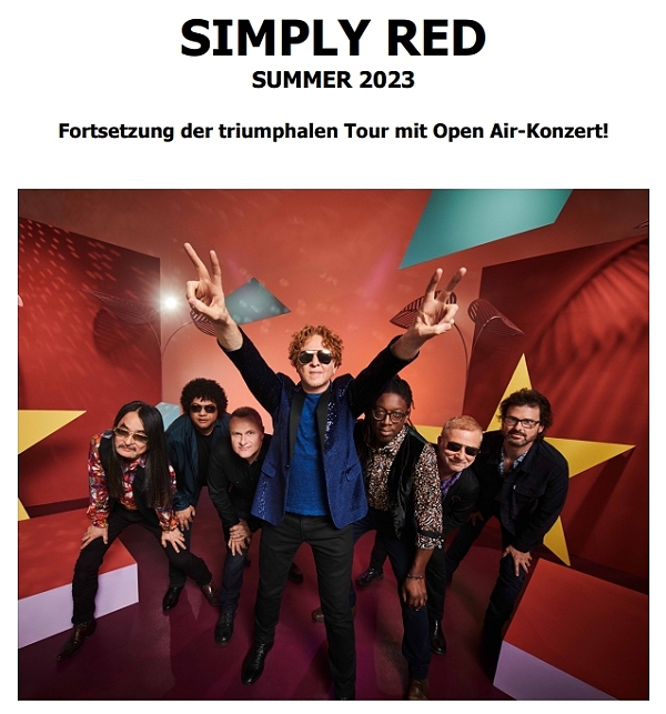 simply red deutschland tour 2023