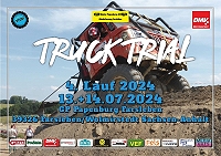 4.Lauf der Internationalen Truck Trial Meisterschaft in Wolmirstedt OT Farsleben nördlich Magdeburg in Sachsen-Anhalt