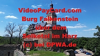 VideoPayCard.com – DrohnenflugVideo der Burg Falkenstein ab sofort im D-24.Shop zu kaufen.