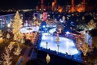 Lichter an, Schlittschuhe raus: Vorhang auf für den Winterzauber in der Autostadt.